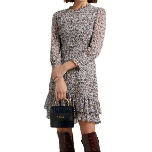 Veronica Beard Farha Vine Floral Dress size 4 - Picture 1 of 9